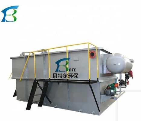 Sistema DAF de tratamento de esgotos industriais com material verde de aço inoxidável e raspador