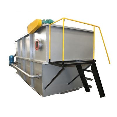 Sistema DAF de tratamento de esgotos industriais com material verde de aço inoxidável e raspador