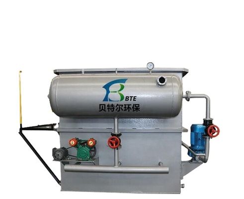 Sistema DAF de tratamento de esgotos industriais com material verde de aço inoxidável e raspador