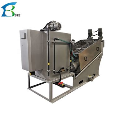 Resíduos Alimentares Tratamento de Águas Residuais Volute Sludge Dewatering Machine Plant para casa