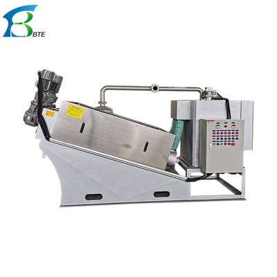 Resíduos Alimentares Tratamento de Águas Residuais Volute Sludge Dewatering Machine Plant para casa