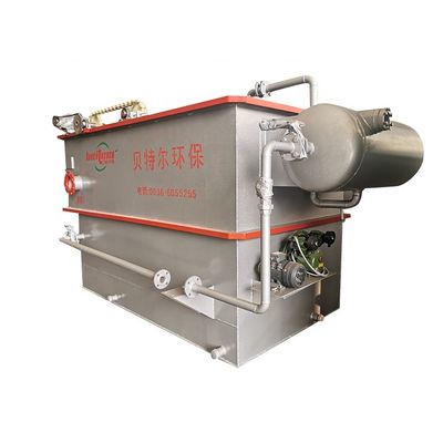 Máquina de flutuação de ar dissolvido para tratamento de águas residuais domésticas e hospitalares 3000L/hora