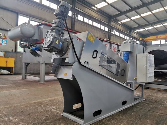 Máquina de desaguamento de lodo de tamanho médio e pequeno para usinas municipais
