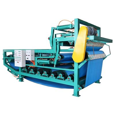 3-25 cbm/h Pressão de filtragem tipo correia para tratamento de lodo municipal