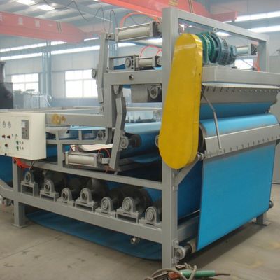 3-25 cbm/h Pressão de filtragem tipo correia para tratamento de lodo municipal