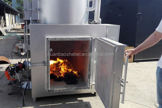 Incinerador de resíduos de tratamento de resíduos para matadouros de aves de capoeira de capacidade de 1500 L/h sem cheiro