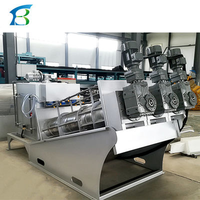 Máquina de separação de pressão de parafuso para secagem de estrume 10*8CM