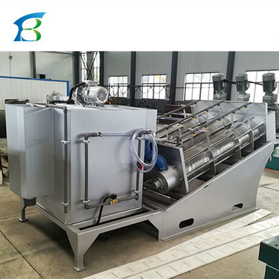 Máquina de separação de pressão de parafuso para secagem de estrume 10*8CM
