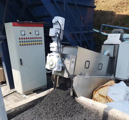 SUS304/316 Cassava Vinasse Óleo de Palma de Coco Lodo Filtro Pressão de Parafuso Máquina de Desaguar