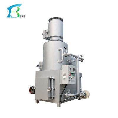 Incinerador sem fumo de 1000 kg para eliminação de resíduos de animais de estimação em explorações agrícolas e clínicas de animais de estimação