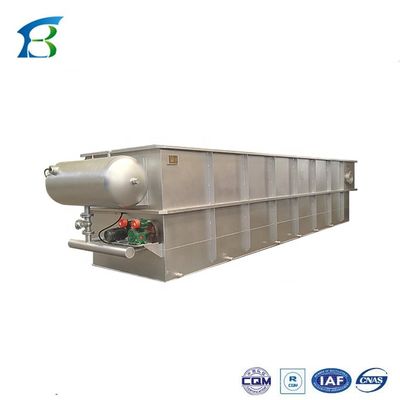 1000 kg Desempenho estável de pré-tratamento de águas residuais Máquina de flutuação de ar dissolvido