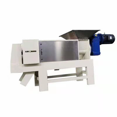 Máquina de desaguagem de resíduos alimentares a motor de 800 kg com peneira fina e prensa de parafuso