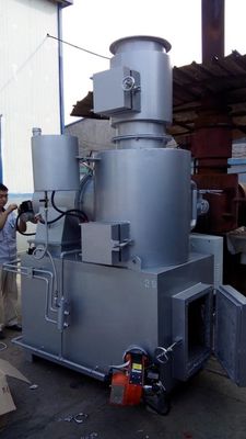 Incinerador de resíduos de plantas de plástico Equipamento de protecção do ambiente Capacidade 750L/h
