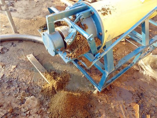 Tratamento de águas residuais de abate Desidratador a parafuso para desidratar fertilizantes biológicos
