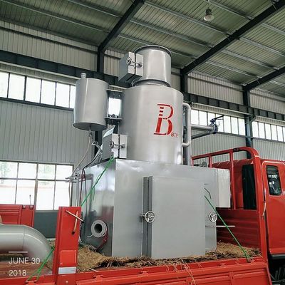 Incinerador a diesel/gás natural acessível para resíduos sólidos municipais e resíduos médicos