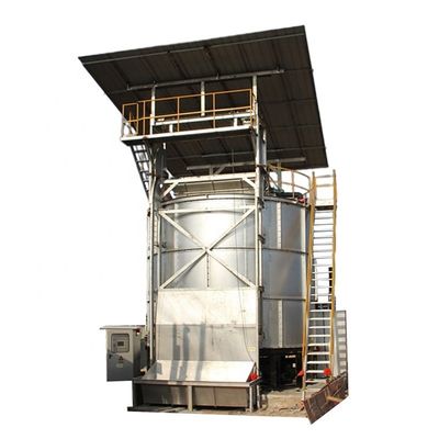 Máquina de tratamento de esterco de frango de 8-12 Cbm de capacidade para produção de fertilizantes