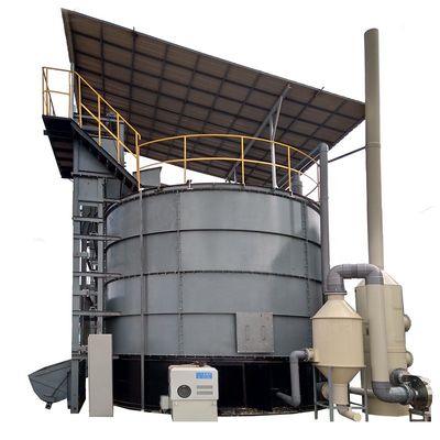 Máquina de tratamento de esterco de frango de 8-12 Cbm de capacidade para produção de fertilizantes