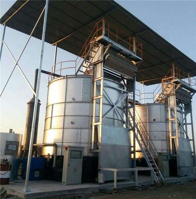 Máquina de tratamento de esterco de frango de 8-12 Cbm de capacidade para produção de fertilizantes