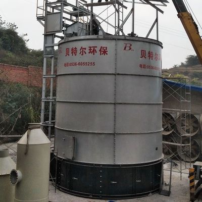 Equipamento de aço inoxidável para processamento de estrume orgânico de esterco bovino e ovino