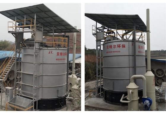 Equipamento de aço inoxidável para processamento de estrume orgânico de esterco bovino e ovino