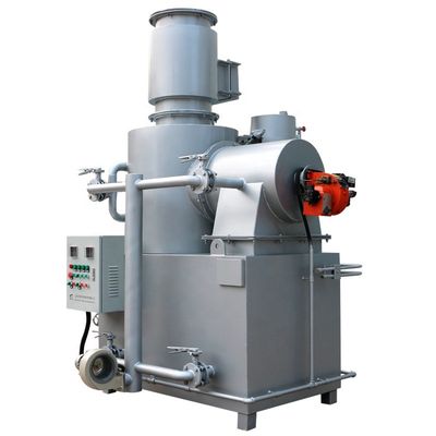 Incinerador portátil sem fumo para eliminação de resíduos industriais e gerais em hospitais