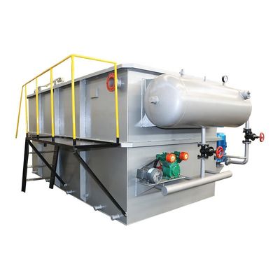 Máquina de floração de ar dissolvido para purificador industrial de água em verde