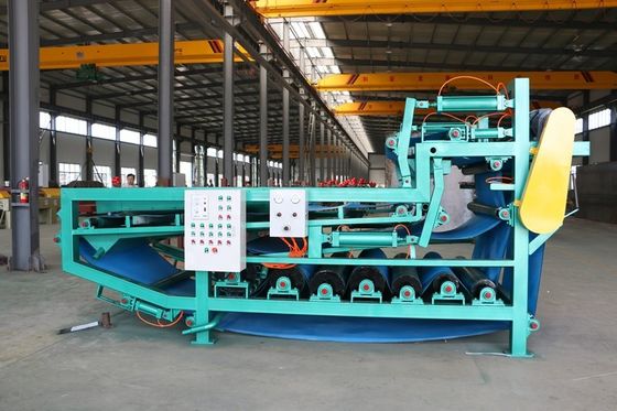 Pressão de filtragem de cinturão de aço carbono para desaguamento de lodo da fábrica de minério de ferro
