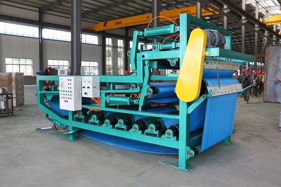 Pressão de filtragem de cinturão de aço carbono para desaguamento de lodo da fábrica de minério de ferro