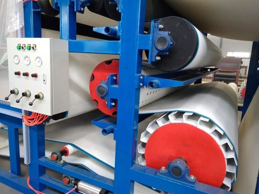 Pressão de filtragem de cintura de aço inoxidável para desaguamento de lama em grande escala Capacidade 3-25m3/H