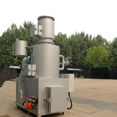 0Equipamento de reciclagem de resíduos de.37KW para incinerador de sucata e lixo de PCB de 20 a 500 kg/lotação