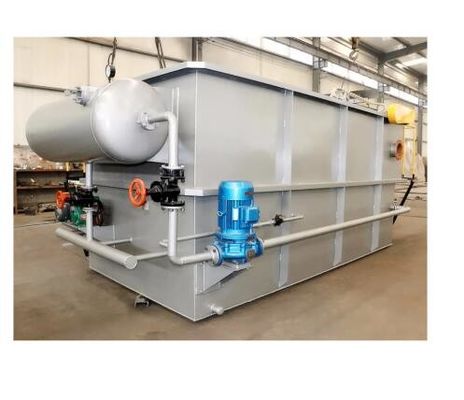 Máquina automática de flutuação de ar dissolvido para separação de sólidos com capacidade de 5 a 300 m3/h