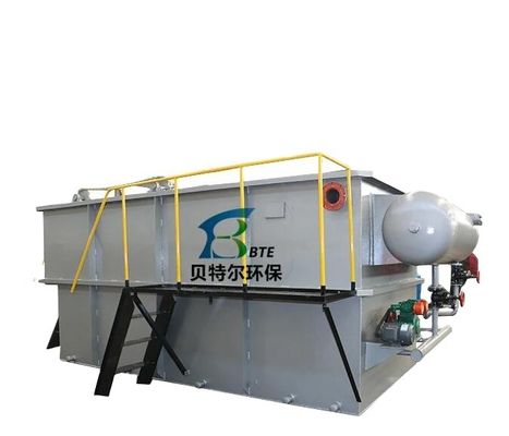 Video inspecção de saída Máquina de flutuação de ar fornecida para reciclagem de água da lavanderia