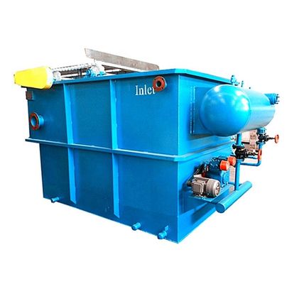 220V / 380V Tanque do sistema séptico DAF de flutuação de ar dissolvido de aço para tratamento de esgoto