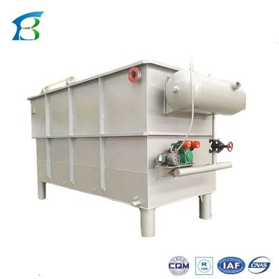 Equipamento de separação de líquidos sólidos por flutuação de ar dissolvido de 3000 L/hora para tratamento de águas residuais
