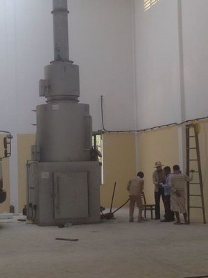 Protecção do ambiente Estação de reciclagem de resíduos municipais com coletor de resíduos de 0,37 kW