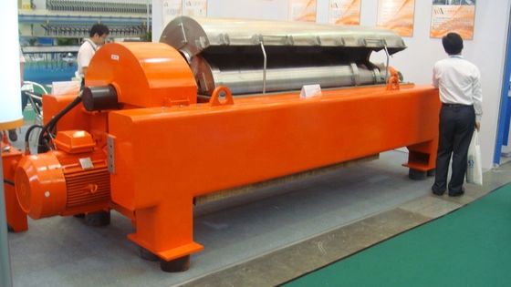 Máquina centrífuga espiral de tipo horizontal para tratamento de água