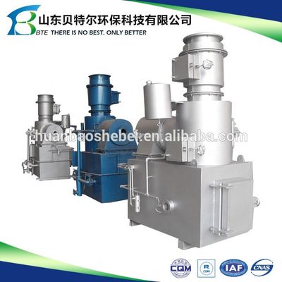 Incinerador de resíduos sólidos para publicidade C 200-300 kg Incinerador de jardim sem fumo