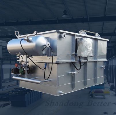 Sistema Daf de aço inoxidável para flutuação de ar dissolvido no tratamento de esgoto industrial