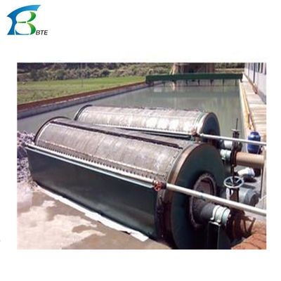 Máquina de microfiltração de tipo tambor controlada por PLC para tratamento de águas residuais de fábricas de papel