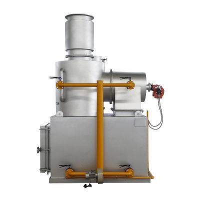 Incinerador sem fumo a 850-1200 graus Celsius para eliminação de resíduos domésticos e pequenos