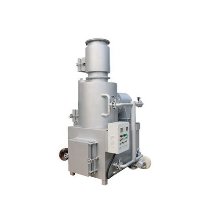 Incinerador sem fumo a 850-1200 graus Celsius para eliminação de resíduos domésticos e pequenos