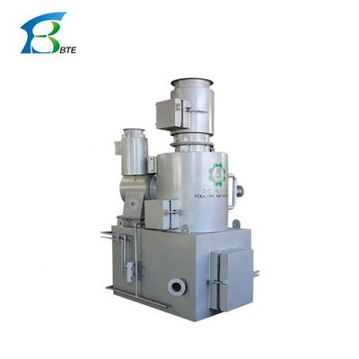 Incinerador sem fumo de 750 L/H para eliminação de resíduos respeitadores do ambiente