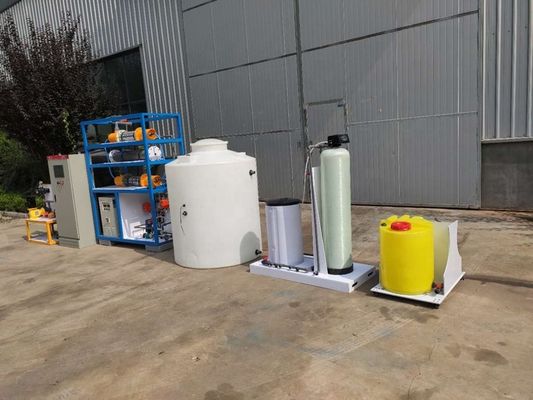 Serviço de reparação de campo Gerador de hipoclorito de sódio eletrolítico de 2 kW para piscina