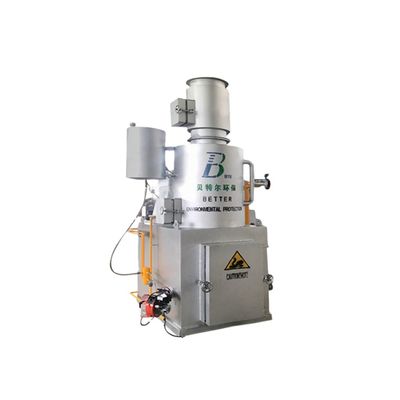 300 Incinerador de papel de óleo residual com capacidade de 750 litros por hora e vídeo 3D