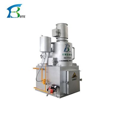 Incinerador de resíduos de aves de capoeira mortas de 750 L/H com queimador de componentes principais e sem fumaça visível