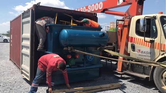 Equipamento de flutuação de ar dissolvido para máquinas de tratamento de água