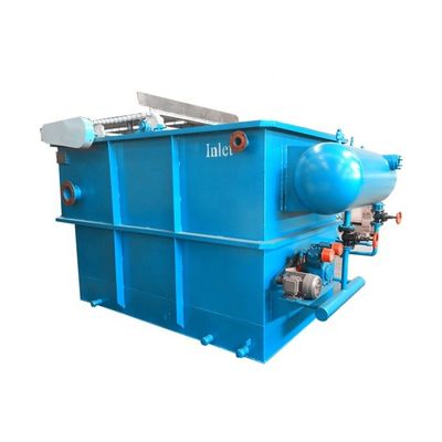 Instalação de tratamento de águas Máquina de flutuação de ar dissolvido com capacidade de 4 a 300 M3/hora