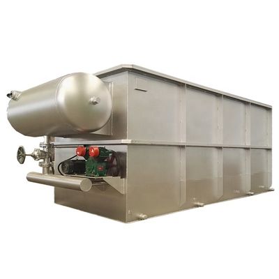 Máquina de flutuação de ar dissolvido de 5 mm de espessura para tratamento de águas residuais petroquímicas no Quénia