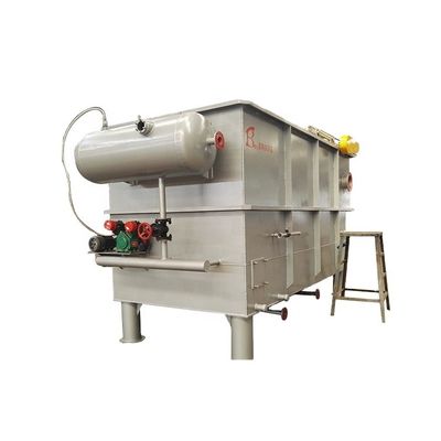 Performance estável Sistema de flutuação de ar dissolvido de 1000 kg para pré-tratamento de águas residuais