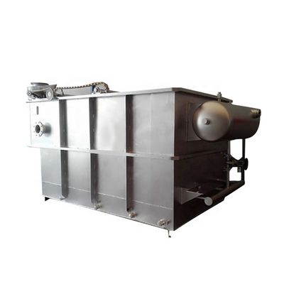 Separação sólido-líquido de esgotos Máquina flutuante de ar dissolvido 3-37KW para pré-tratamento